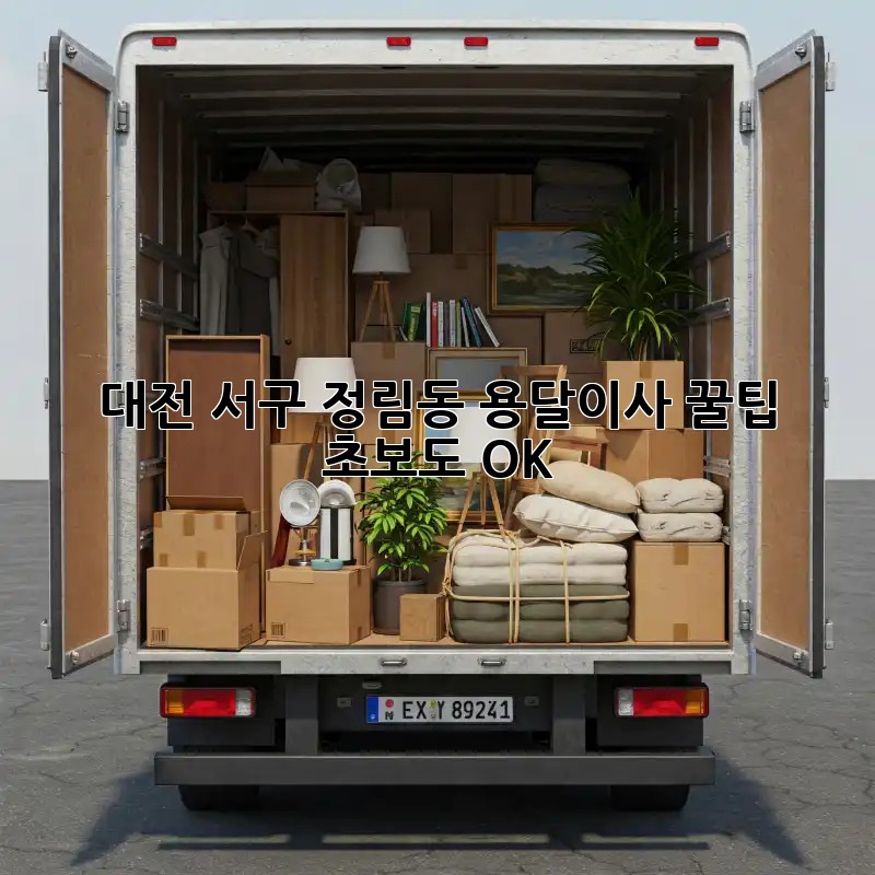 대전 서구 정림동 용달이사 꿀팁🍯: 초보도 OK!