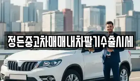 정든중고차매매내차팔기수출시세