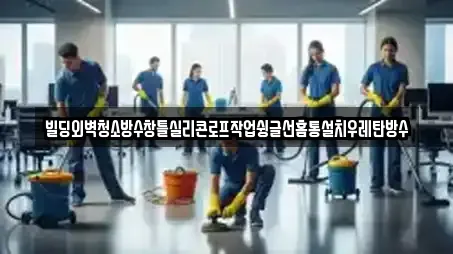 경북 경산 갑제동 청소 업체 목록 12곳