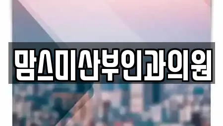 맘스미산부인과의원