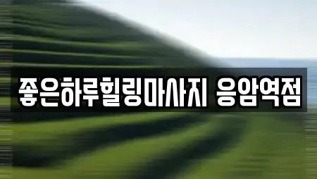 좋은하루힐링마사지 응암역점