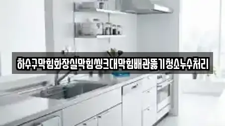 하수구막힘화장실막힘씽크대막힘배관뚫기청소누수처리