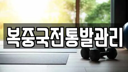 복중국전통발관리