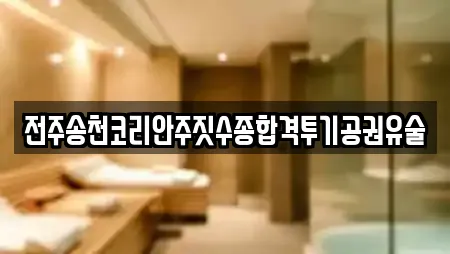 전주송천코리안주짓수종합격투기공권유술