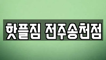 핫플짐 전주송천점