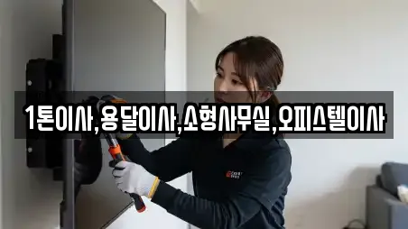 1톤이사,용달이사,소형사무실,오피스텔이사