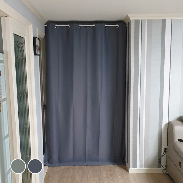 깔끔한 공간의 비밀, 옷장커튼 선택 가이드 ✨