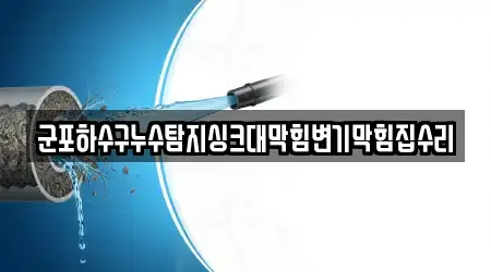군포하수구누수탐지싱크대막힘변기막힘집수리