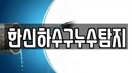 한신하수구누수탐지