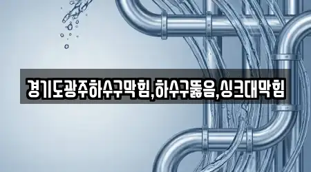 하수구뚫음,변기뚫음,누수,누수탐지,싱크대막힘 16곳 안내 경기 역동