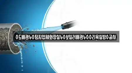 수도배관누수탐지업체화장실누수보일러배관누수수리욕실방수공사
