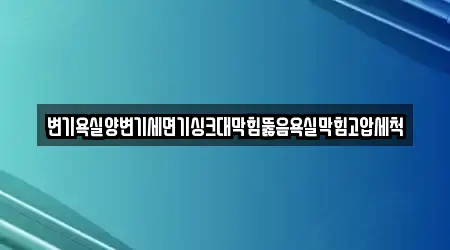 욕실막힘 검증된 2 경기도 안성 봉남동 지도