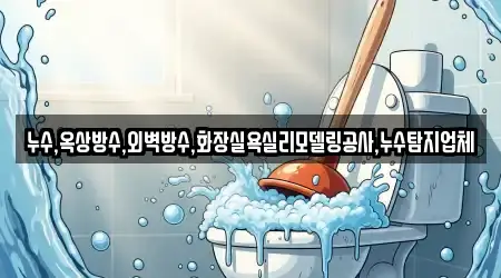 누수,옥상방수,외벽방수,화장실욕실리모델링공사,누수탐지업체