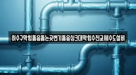 하수구막힘뚫음뚫는곳변기뚫음싱크대막힘수전교체수도설비