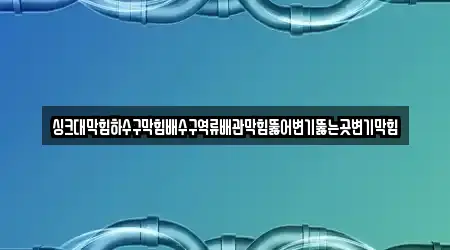 싱크대막힘하수구막힘배수구역류배관막힘뚫어변기뚫는곳변기막힘