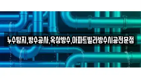 누수탐지,방수공사,옥상방수,아파트빌라방수시공전문점