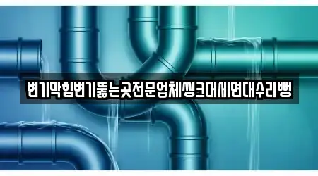 변기막힘변기뚫는곳전문업체씽크대세면대수리뻥