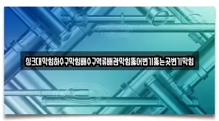 싱크대막힘하수구막힘배수구역류배관막힘뚫어변기뚫는곳변기막힘