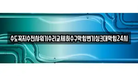 수도꼭지수전샤워기수리교체하수구막힘변기싱크대막힘24시