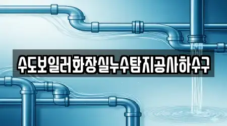 수도보일러화장실누수탐지공사하수구