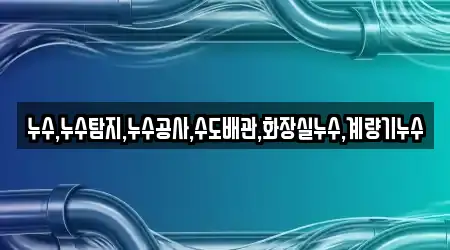 누수,누수탐지,누수공사,수도배관,화장실누수,계량기누수