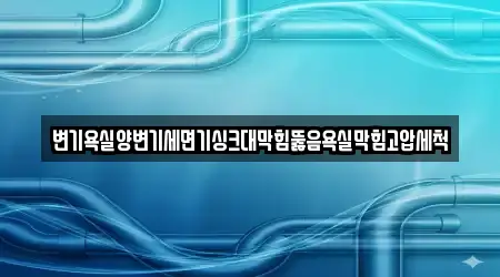 욕실막힘 선택 가능한 4곳 서울 동교동