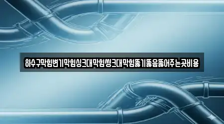 하수구막힘변기막힘싱크대막힘씽크대막힘뚫기뚫음뚫어주는곳비용
