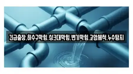 긴급출장.하수구막힘.싱크대막힘.변기막힘.고압세척.누수탐지