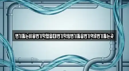 변기뚫는비용변기막혔을때변기막힘변기뚫음변기역류변기뚫는곳