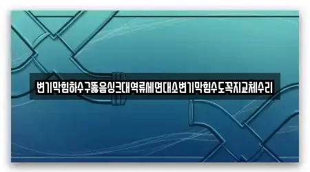 변기막힘하수구뚫음싱크대역류세면대소변기막힘수도꼭지교체수리