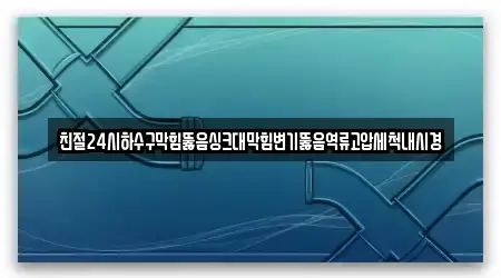 순천시 금곡동 지역 내 변기뚫음 13업체위치