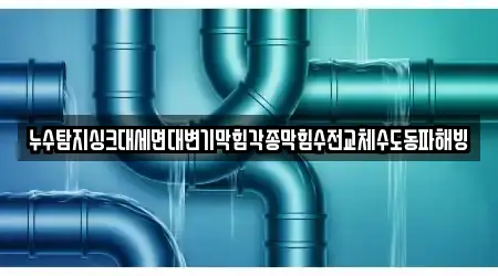 누수탐지싱크대세면대변기막힘각종막힘수전교체수도동파해빙