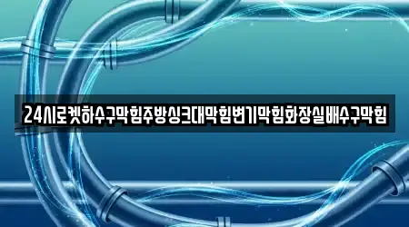 변기 막힘 우수 용산동5가 4곳 주소