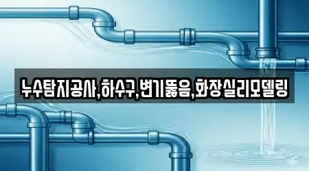 누수탐지공사,하수구,변기뚫음,화장실리모델링