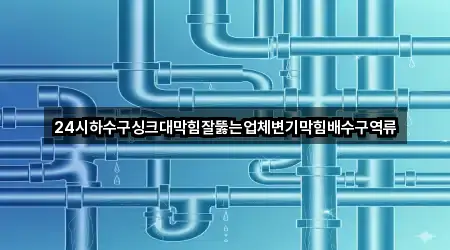 24시하수구싱크대막힘잘뚫는업체변기막힘배수구역류