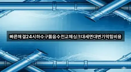 충북 송절동 하수구뚫음 길 안내 5곳