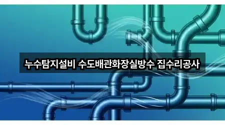 누수탐지설비 수도배관화장실방수 집수리공사