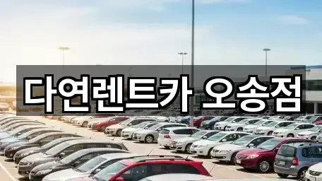 다연렌트카 오송점