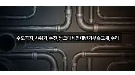 수도꼭지,샤워기,수전,씽크대세면대변기부속교체,수리