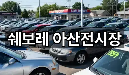 쉐보레 아산전시장