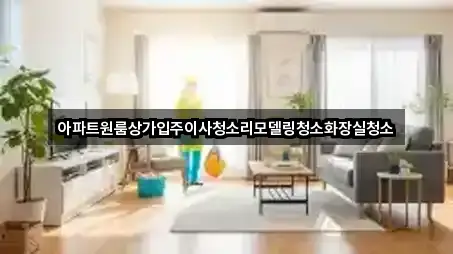 아파트원룸상가입주이사청소리모델링청소화장실청소