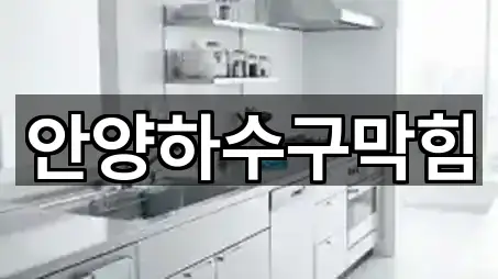 안양하수구막힘