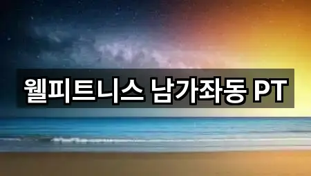 웰피트니스 남가좌동 PT