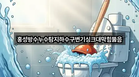 홍성방수누수탐지하수구변기싱크대막힘뚫음