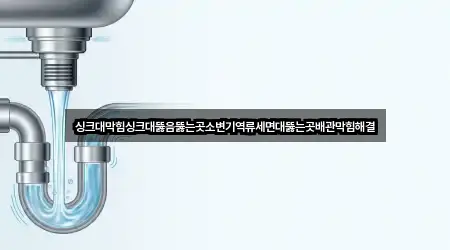 싱크대막힘싱크대뚫음뚫는곳소변기역류세면대뚫는곳배관막힘해결