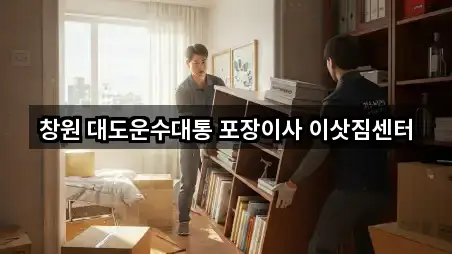 창원 대도운수대통 포장이사 이삿짐센터