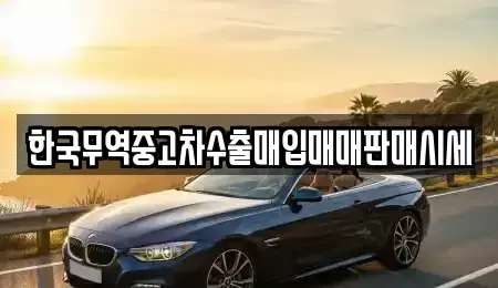 강원 강릉시 사천면 중고차매입 전문 한국무역중고차수출매입매매판매시세