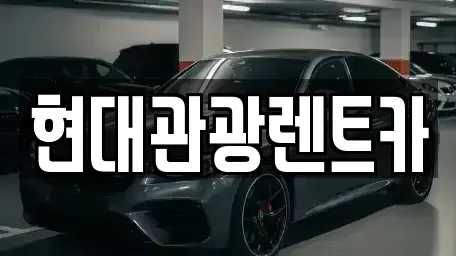 강원특별자치도 인제군 인제읍 렌트카 전문 현대관광렌트카