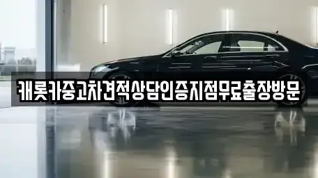 강원특별자치도 인제군 인제읍 중고차매매 전문 캐롯카중고차견적상담인증지점무료출장방문