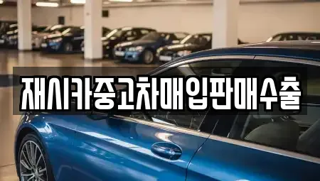 경기 김포시 걸포동 중고차매입 전문 재시카중고차매입판매수출